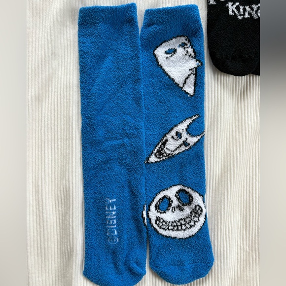 6-Pair Bundle Disney The Nightmare Before Christmas Fuzzy Socks Jack & Zero - Picture 2 of 7